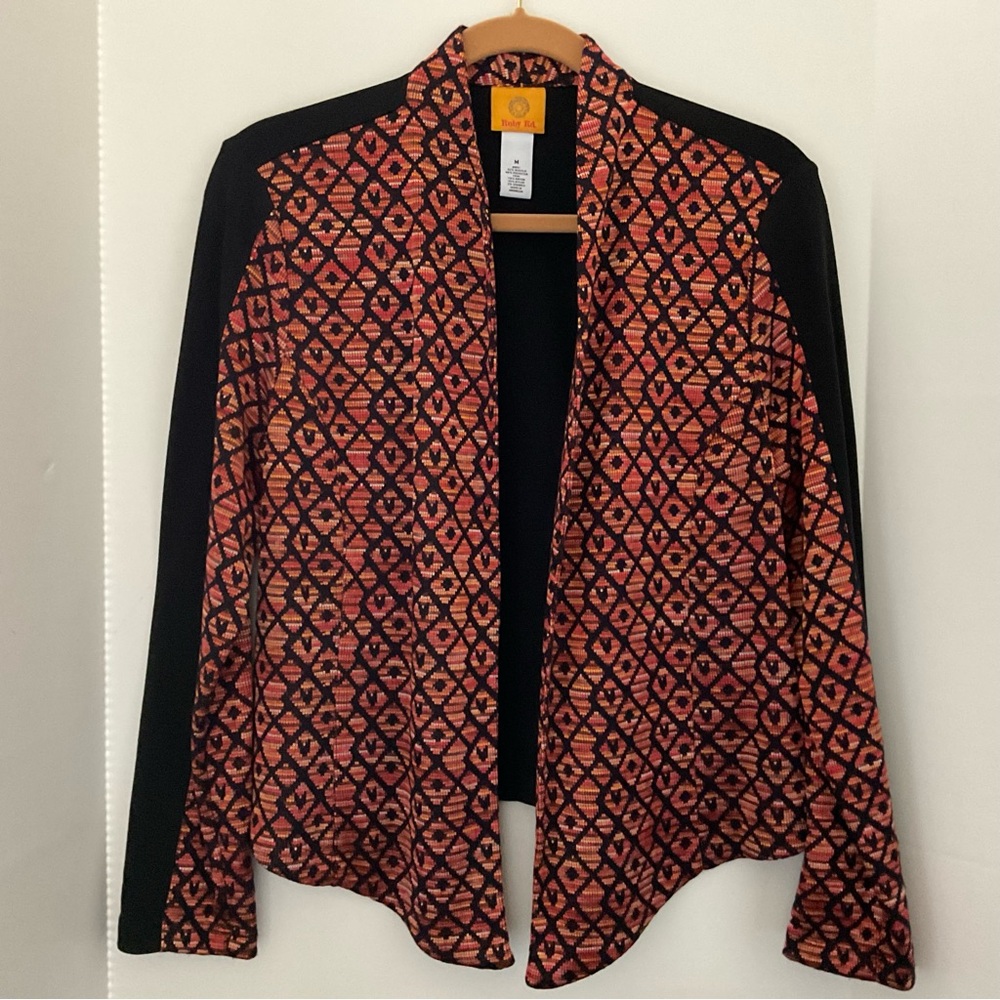Ruby Rd Open-Front Patterned Women's Jacket In Co… - image 1